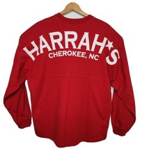 Spirit Jersey - Harrah&#39;s Cherokee Casino Resort Long Sleeve Red Shirt Mens L - $27.71