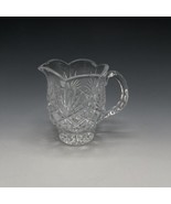 Vintage Glass Crystal Creamer Pitcher Clear - $27.41 CAD