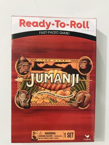 Jumanji Ready To Roll Games Age 5+ Fast Paced Game by Cardinal Travel Size - $12.44