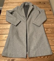 Zara Women’s Open Front Overcoat Size M Grey Q11 - £30.28 GBP
