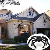 Halloween Hanging Decor 49&quot; Giant Realistic Hairy Spider Outdoor Yard Decor - £15.97 GBP