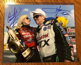 SIGNED AUTO JOHN &amp; BRITTANY FORCE HAND SIGN AUTO 8x10 PHOTO  - $1,507.73 MXN