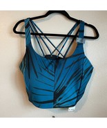 Adidas X 11 Honoré Medium Support Strappy Sports Bra Plus Size 2X $90 Blue - $644.48 MXN