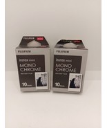 *READ* 2x Fujifilm Instax Mini Monochrome Film Daylight-Balanced 20 Expo... - $18.99