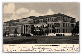 Agriculture Building University Of Illinois Chapaign DB Postcard Y5 - £3.83 GBP
