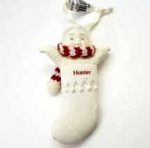 Department 56 Baby&#39;s 1st Christmas Snowbabies Ornament HUNTER - £7.82 GBP