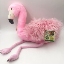 Wild Republic Bright Pink Flamingo Realistic Plush 12” Stuffed Animal Kids Gift - £19.51 GBP