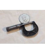 Vintage Reed Small 0 -1&quot; Micrometer Machinists Tool Works D-525 USA - $29.85 CAD