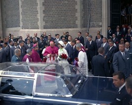 President and Mrs. John F. Kennedy at Mass in Mexico City 1962 New 8x10 ... - £7.03 GBP