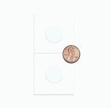 5 bundles of 100 (500) BCW 2&quot; x 2&quot; Penny Sized Paper Flips - $29.39