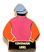 1891 Kentucky Derby Winner  Kingman Jockey Silks Pin Horse Racing Memora... - $276.52 MXN