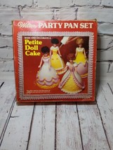 Vintage Wilton Party Pan Set 1977 Petite Doll Cake Bake &amp; Decorate - $12.19