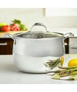 Princess House Tri-Ply Stainless Steel 12 Qt. Stockpot NEW  Discontinued - €214,59 EUR