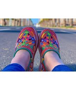 Berber slippers from Morocco, Embroidered Moroccan  - $65.00