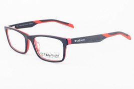 Tag Heuer URBAN 555 002 Shiny Black Red Eyeglasses T555-002 57mm - £152.04 GBP