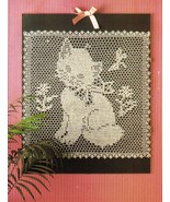6X Portrait of a Cat Mat Good Kitty Pillow Tea Or Coffee Crochet Doily P... - €6,02 EUR