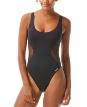 Vince Camuto Womens Mesh-Cutout One-Piece Swimsuit Size 4 - £50.59 GBP