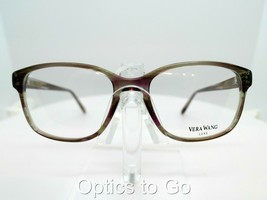 VERA WANG LANA (AU) Aubergine Horn 50-17-137 mm Eyeglass Frame - £34.02 GBP