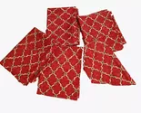 P Kaufmann Pierre Red 4pc + Fabric Pieces - $38.00