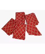 P Kaufmann Pierre Red 4pc + Fabric Pieces - $38.00
