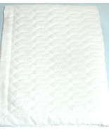 Sferra Bradley White Quilted Standard Sham Cotton Oval Stitch Design - $38.71 CAD