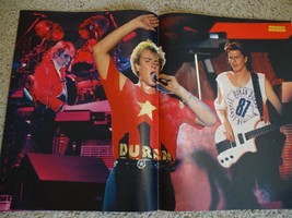 Duran Duran teen magazine poster clipping vintage 1980&#39;s Duran shirt Bra... - £3.19 GBP