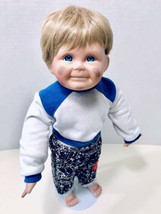 Kathy Barry Hippensteel The Ashton Drake Galleries Kevin Boy Doll With Stand - $34.95