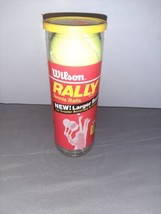 1984 Wilson RALLY &quot;larger ball&quot; tennis balls SEALED  - £23.92 GBP