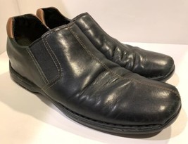 Cole Haan Zeno CC07485 Black Leather Split Toe Loafer Slip On Men’s Size 10 1/2M - £36.61 GBP