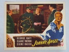 Johnny Angel 1945 Lobby Card 11x14 George Raft Claire Trevor Signe Hasso - £46.70 GBP
