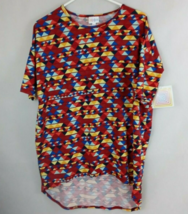 NWT Lularoe Irma Tunic With Colorful Triangles Design Size XXS - £12.39 GBP