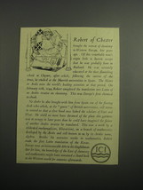 1948 ICI Chemicals Ad - Robert of Chester - $18.49