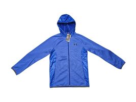 Under Armour Men's 3G Hybrid Fleece Full-Zip II Hoodie in royal blue Sz ... - $44.10