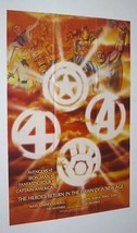 1997 Avengers/Fantastic Four/Thor/Captain America/Iron Man Marvel Comic poster 1 - £16.02 GBP