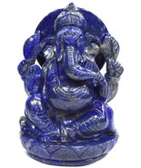 Lord Ganesha in Natural Lapiz Lazulli Gemstone - 1340 gms - $9,023.01 MXN