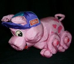 10" Vintage 1996 Hasbro Tonka Soft Walkin' Pet Pig Stuffed Animal Plush Nylon - $56.05