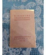 Richburg NY Union Central School  1902 1903 - $40.69 CAD