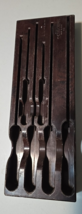 CUTCO No. 40 Bakelite Knife Rack 6 Slots Wall Or Drawer Vintage Cutlery ... - $14.44