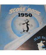1950 SF Seals SCORE BOOK Players Autographed on Cover - $277.19