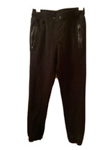 UNIVIBE Boys Large Athletic Jogger Pants Pockets Black - £17.98 GBP