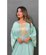 Moroccan Caftan, long dress, handmade, Muslim dress - $180.53 CAD