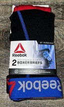 Reebok ~ 2-Pair Mens Boxer Brief Performance Seamless Training 6&quot; Inseam... - $17.61