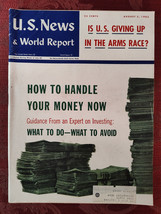 U S NEWS World Report Magazine August 5 1963 How To Handle Money Now Arms Race - $14.40