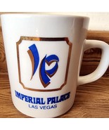 Vintage Imperial Palace Coffee Mug Cup Las Vegas Nevada White W/ Blue &amp; ... - €8,11 EUR