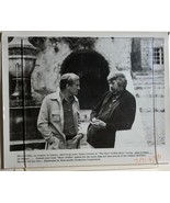 MERV GRIFFIN &amp; JAMES COBURN 8 x 10 publicity photo (1970&#39;s) WBAL-TV - £7.73 GBP