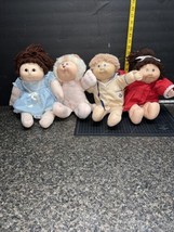 3 Vintage Cabbage Patch Dolls &amp; 1 Doll Baby Stained And Missing Clothes Preowned - £19.52 GBP