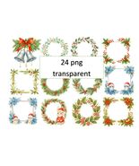 Christmas Wreaths & Frames Clipart Set – 24 PNG Transparent Illustration... - €5,18 EUR Christmas Wreaths & Frames Clipart Set – 24 PNG Transparent Illustration... - €5,18 EUR