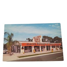 Postcard Yellow Banks Grove Citrus Store Florida Chrome Posted - £5.19 GBP