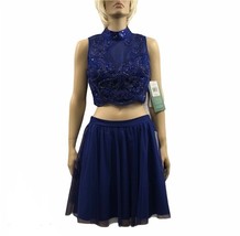 Love Reign Tulle Skirt Sequin Crop Top Special Occasion Size 7 Juniors Prom - $680.66 MXN