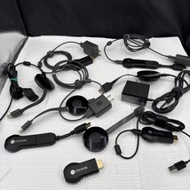 Lot Of 9 Google Chromecast Media Streamers NC2-6A5, H2G2-42 No Remotes Untested - $98.01